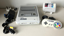 Switchless Region Free 50/60hz Super Nintendo SNES Console SuperCIC + Mario All