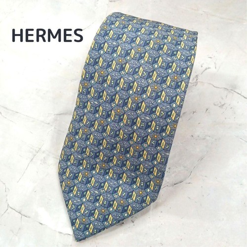 Hermes tie blue base - tie,,
