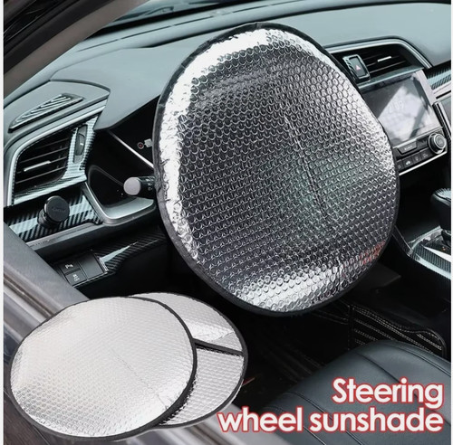 Car steering wheel sun shade - steering,