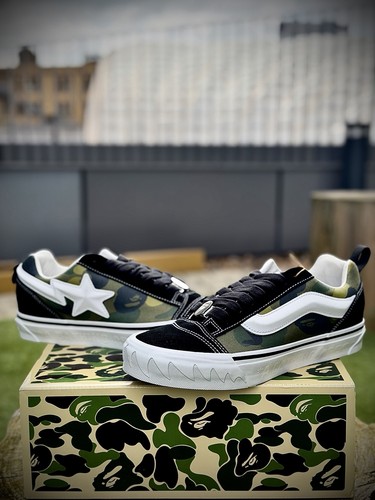 Bape vans camo knu skool - x,