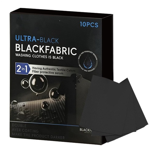 Black fabric dye - fabric, tablets