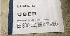 Uber Sticker Matte Version Private Hire 2PCS 55cm x 27cm
