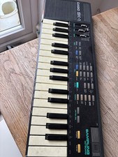 Casio SK 1 Sampling Keyboard With Box Black White Plastic WRDC