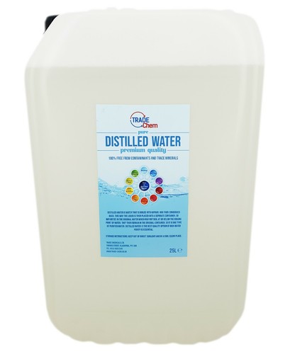 Distilled water 25l container - water,