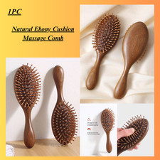 Natural wooden hair brush - natural,