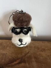 White Stuff Dog Head key ringBNWOT