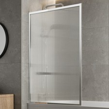 Square Framed Fluted Bath