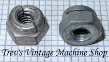 1/4 BSW Whitworth Aerotight all metal lock nuts BZP - Qty 2-10 - free UK post