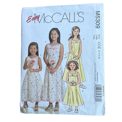 Mccall m5309 girls child - mccall's,