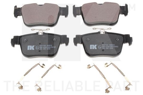 Rear brake pad set for - rear,