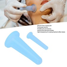 2pcs Silicone Facial Cupping