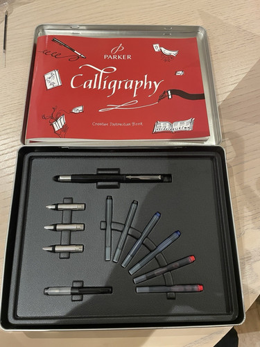 Parker calligraphy set - set, in