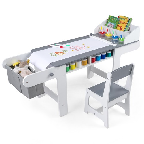 Kids art table and chair - art,
