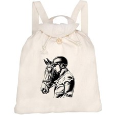 'Horse Rider with Horse Side