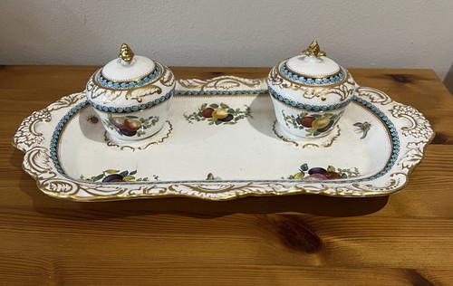 Victorian copeland inkwell - victorian,