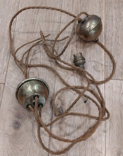 Antique vintage brass pulley - antique/vintage,