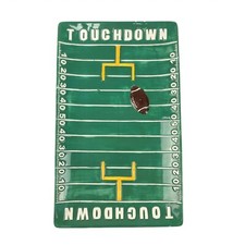 Football Field Serving Platter for Game Day Nachos - Guacamole - Snacks Platter 