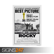 ROCKY poster of stallone from classic boxing movie in art print photo format