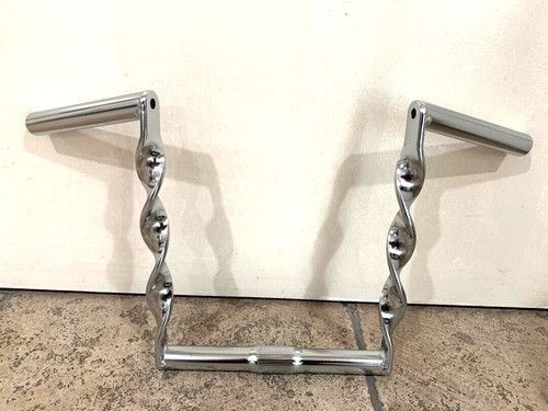 Chrome bicycle handlebar - bicycle,
