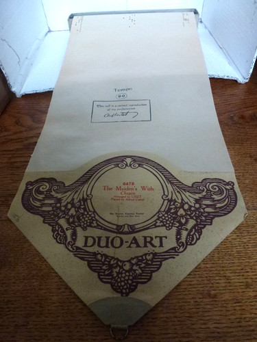 Duo art piano roll chopin - duo-art,