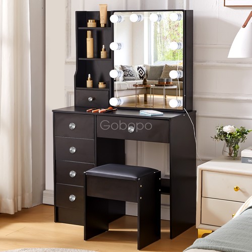 Drawers dressing table black - dressing,