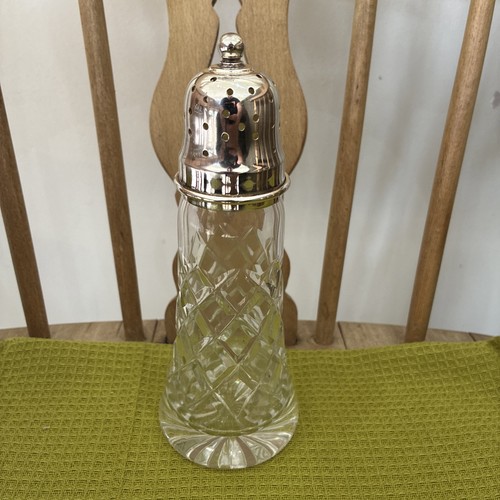 Vintage silver plate glass - &,