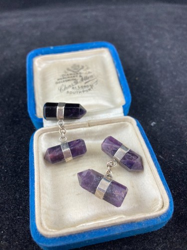 Vintage amethyst crystal - amethyst,