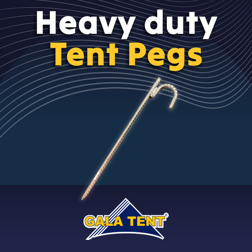 Heavy duty tent - heavy, pegs