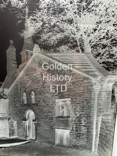 Antique glass negative - antique,
