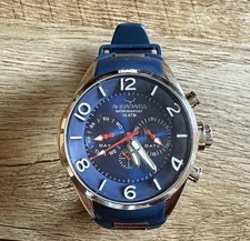 Aquaswiss Trax 5H watch blue/silver - With Lifetime Battery From Timpson