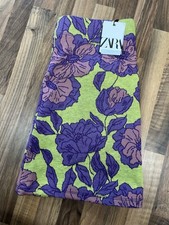 ZARA Floral Mini Skirt Size