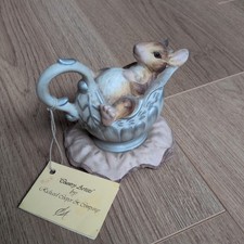 COUNTRY ARTISTS - CUTE MOUSE in  bowl/dish