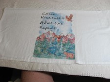 28 x 28 Camping RV Skoolie 100% C Towel "Coffee Mts Adventure Repeat" Bear Eagle