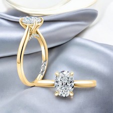 18K Yellow Gold Diamond Ring