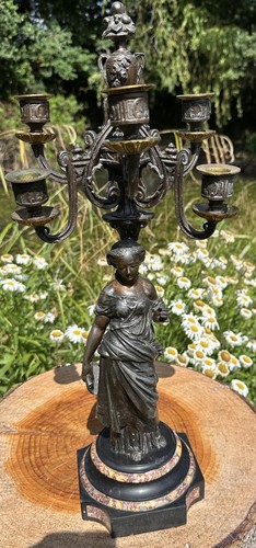 Victorian bronzed marble - bronzed, &