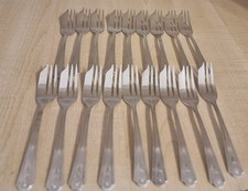 Vintage 1937 Coronation Silver Plate Fork – Dorchester Pattern – George VI 