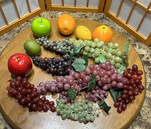 Artificial fruit lot - lot, faux