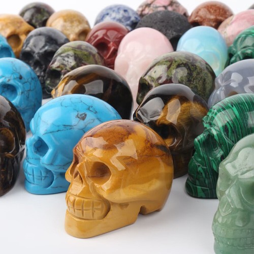 Natural handmade skull - 2",