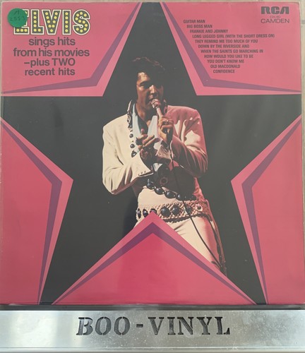 Elvis sings hits from - sings,
