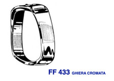 FF 433 chrome frame for