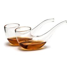 Pack of 2 BRANDY SIPPING GLASSES Pipe Whisky Port Sippers Unique Drinking Gifts