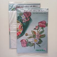 Machine Embroidery Stabiliser - Madeira Avalon water soluble  plus backing paper