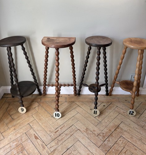 Antique tall bobbin stools - tall,