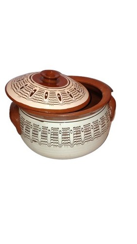 Bulgarian beige earthenware - 4l,