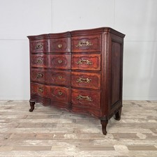 Antique French Walnut Chest of Drawers | Four Drawer 19th Century Commode