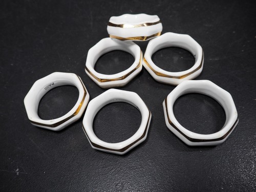 Ajl vintage bone china napkin - ajl,