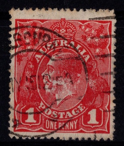 Australia kgv single wmk - single, tin