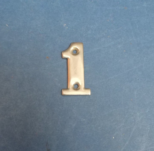Vintage door number white - 1,