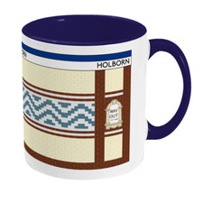London Underground Tube Two Toned Mug - Piccadilly Line