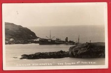 ISLE OF MAN PORT ERIN WRECK OF  CLAN MASTER EN ROUTE TO LIVERPOOL 1923. RP